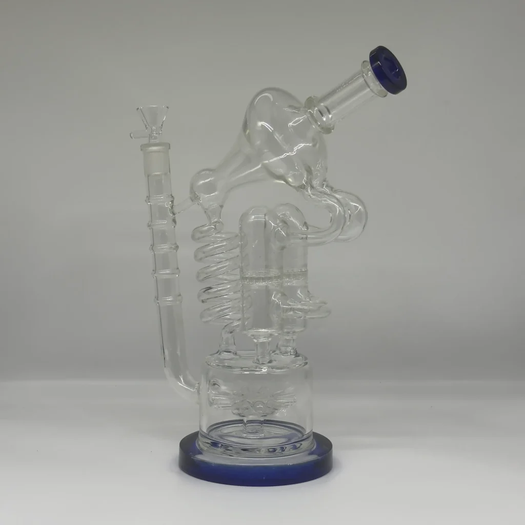 13 in Multi-Percolator Recycler Dab Rig Bong